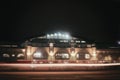 Hamburg Big City lights traffic cars centralstation publictransport timeexposure