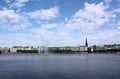 Hamburg Binnenalster Royalty Free Stock Photo