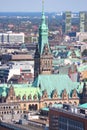 Hamburg city hall, Germany Royalty Free Stock Photo