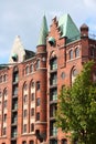 Hamburg city - Speicherstadt architecture Royalty Free Stock Photo