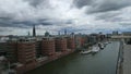 Hamburg city - View from Elbe Philharmonic