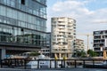 The Warehouse District or Speicherstadt in Hamburg. Sandtorhafen port