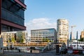 The Warehouse District or Speicherstadt in Hamburg. Sandtorhafen port