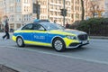 German Polizei Police car Mercedes-Benz in Hamburg