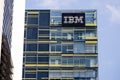 a ibm sign on a building Royalty Free Stock Photo