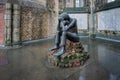 The Ordeal (Prufung) Sculpture by Edith Breckwoldt at St. Nicholas Church - Hamburg, Germany