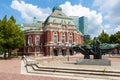 Hamburg, Germany - July 12, 2011 : Laeiszhalle at Johannes-Brahms-Platz. Royalty Free Stock Photo