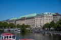 Hamburg, Germany 23 June 2022, The Binnenalster in the center of Hamburg