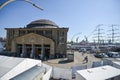 Hamburg. GERMANY - JUNE 2016: Entrance to the old tunnel on the Elbe St. Pauli tunnel on the Elbe in Hamburg, Germany