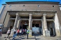 Hamburg. GERMANY - JUNE 2016: Entrance to the old tunnel on the Elbe St. Pauli tunnel on the Elbe in Hamburg, Germany