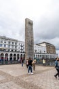 Hamburg, Germany - June 17, 2024: The Hamburg war memorial. Monument for the fallen of both world wars Royalty Free Stock Photo