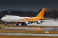 Aerotranscargo Boeing 747-400 ER-BAJ Royalty Free Stock Photo