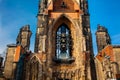 Remains of the Saint Nicholas church which was almost completely destroyed during the bombing of Hamburg in World War II