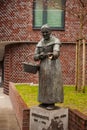 Statue of the famous lemon seller Henriette Johanne Marie MÃÂ¼ller