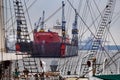 Dry Dock in Hamburg Royalty Free Stock Photo