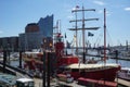 Hamburg, Germany - 05/30/2020: Picture Of The Harbour In Hamburg