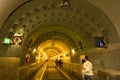 Old St.Pauli Elbe tunnel under River Elbe in Hamburg, Germany