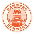 Hamburg, Germany stamp