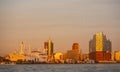 Hamburg, Germany. View at the Elbphilharmonie, a famous concert hall and at the modern hotel