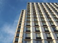 Hamburg, Germany. Views of facade of a modern hotel