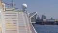 Port of Hamburg, Elbphilharmonie from the deck of a cruise ship Royalty Free Stock Photo