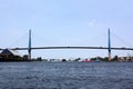 Hamburg, KÃÂ¶hlbrandbrÃÂ¼cke Royalty Free Stock Photo