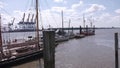 HAMBURG, GERMANY - Hamburg Port. Stettin Hamburg boat