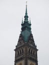 Hamburg Rathaus city hall Royalty Free Stock Photo