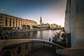 Hamburg Rathaus city hall panorama