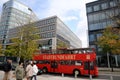 Hamburg sightseehing bus Royalty Free Stock Photo