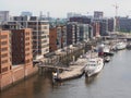 Hamburg skyline view