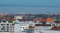 Hamburg skyline view from a roof