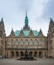 Hamburg Town Hall Fountain