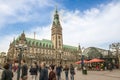 Hamburg Town Hall Royalty Free Stock Photo