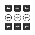 Hamburger-button copy Royalty Free Stock Photo