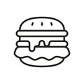 Hamburger icon vector basic design simple and modern