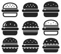 hamburger icons, vector