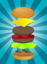 Hamburger illustration