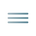 Hamburger menu button pixel perfect flat gradient two-color ui icon Royalty Free Stock Photo