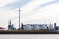 Hamburger StadtentwÃÂ¤sserung, water treatment station in Hamburg Royalty Free Stock Photo