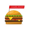 Hamburger Vctor Illustration