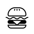 Hamburger Solid illustration