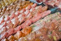 Hamburguesa on counter