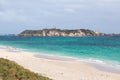 Hamelin Bay Beach and Hamelin Island Royalty Free Stock Photo