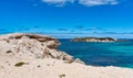 Hamelin Bay, a vast expanse of bright white sand, turquoise waters filled with marine life, and spectacular coastal cliff walks