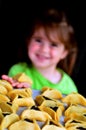 Hamentashen Ozen Haman Purim cookies Royalty Free Stock Photo