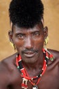 Hamer warrior in South Omo, Ethiopia