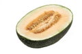 Hami melon cross section Royalty Free Stock Photo