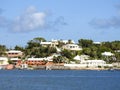 Hamilton, Bermuda-Various Colorful Dwellings Across the Bay