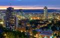 Hamilton, Canada, at blue hour